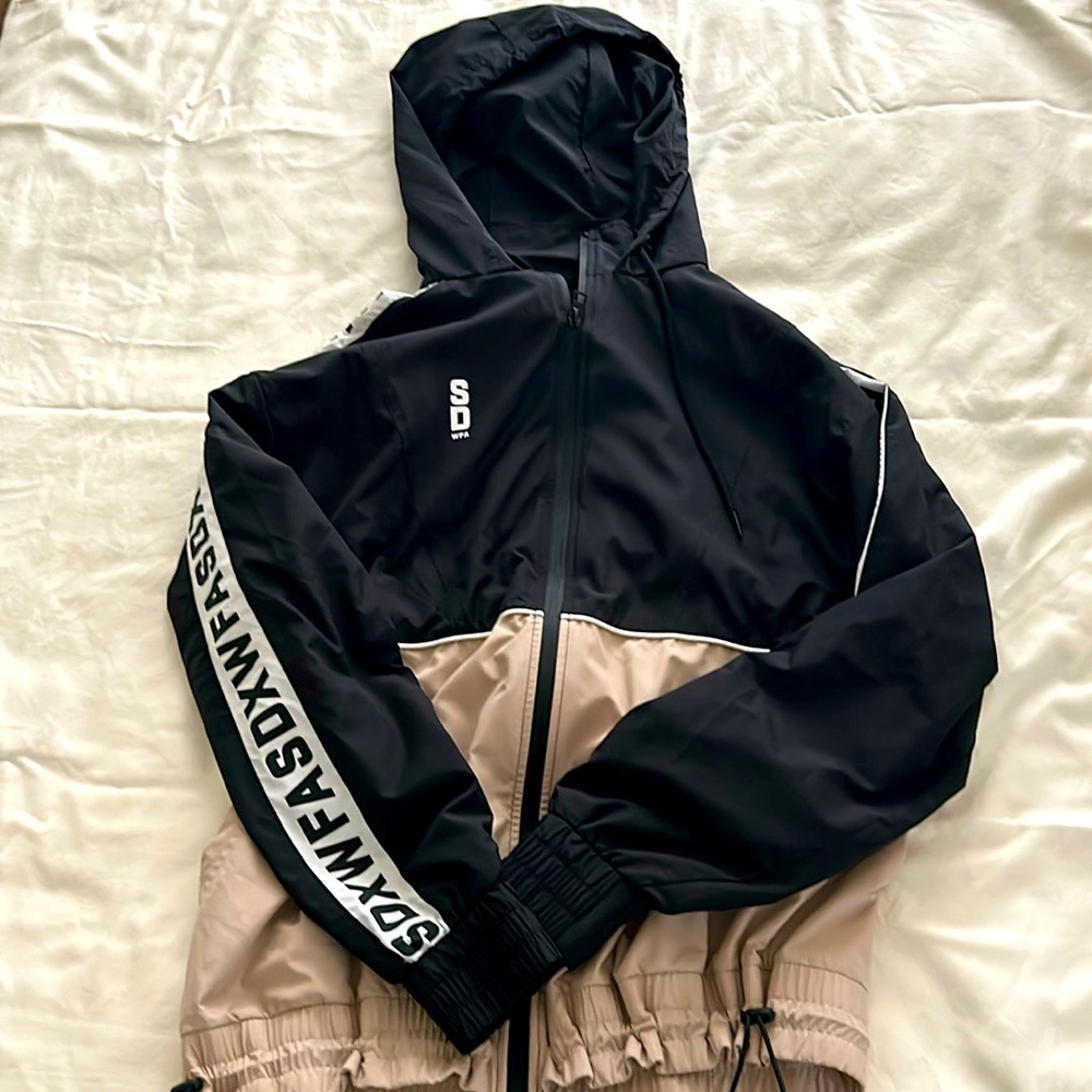 White Fox X Sarah’s Day windbreaker jacket